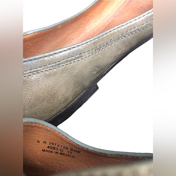 Frye Sage Green Round Toe Flats Size 8 - Picture 7 of 9